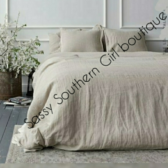 🆕⭐White French linen duvet cover set - Picture 3 of 11
